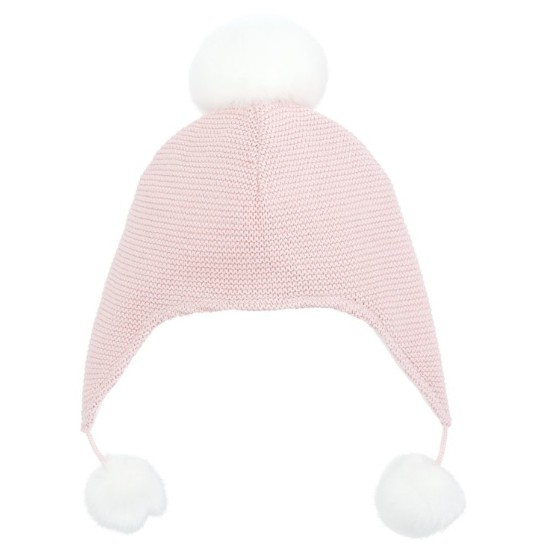 美國 Elegant Baby  針織嬰兒帽(粉紅)