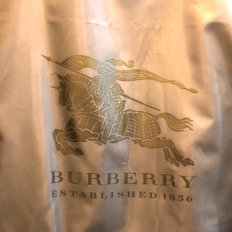 ｛小年糕小舖｝全新 專櫃 Burberry 防塵袋 風衣袋 包裝袋 收納袋 長版