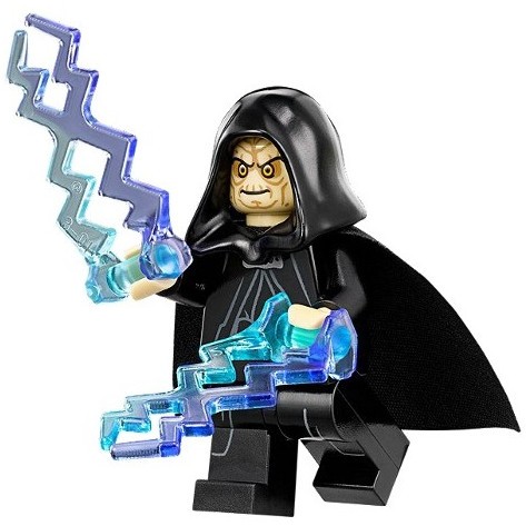 LEGO 樂高 星際大戰人偶 皇帝 帕爾帕庭  sw634 配双閃電 75093