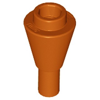 樂高 LEGO 深橘色 冰淇淋 甜筒 火把 底座 鑽頭 11610 6134251 反向 圓錐 Orange Cone