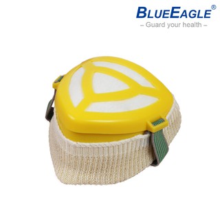藍鷹牌 防塵口罩 黃色PE材質 防塵面罩組 附棉質墊布及防塵濾棉 10片 台灣製 NP-22*F-2 濾棉可加購