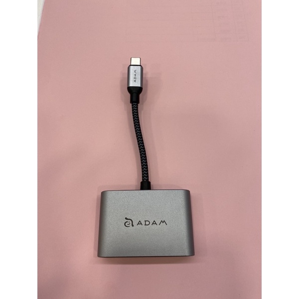 ADAM 亞果元素（二合一顯示轉接器）CASA Hub VH1 USB 3.1 Type−C 轉VGA / HDMI