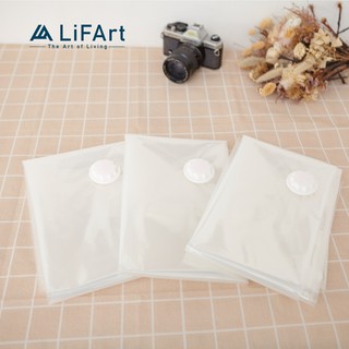 【LiFArt】3D立體加厚壓縮袋L(3入)[現貨]