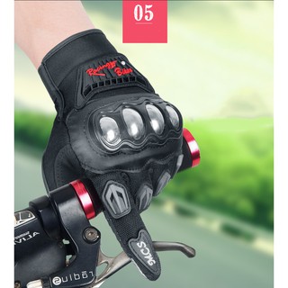 Racing Biker & SPORTS 正品 Touch SPORTS 手套不銹鋼駝背手指長度