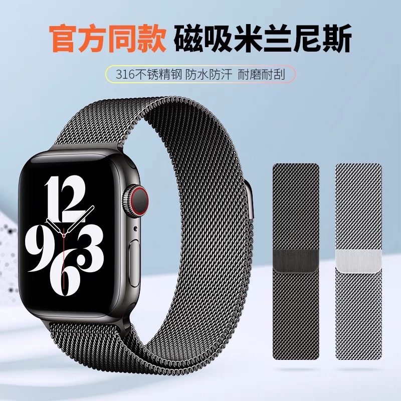 Apple Watch第一代至第七代通用米蘭錶帶