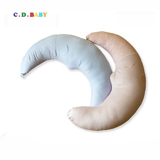 【C.D.BABY】純棉月亮枕|標準版|可替換布套