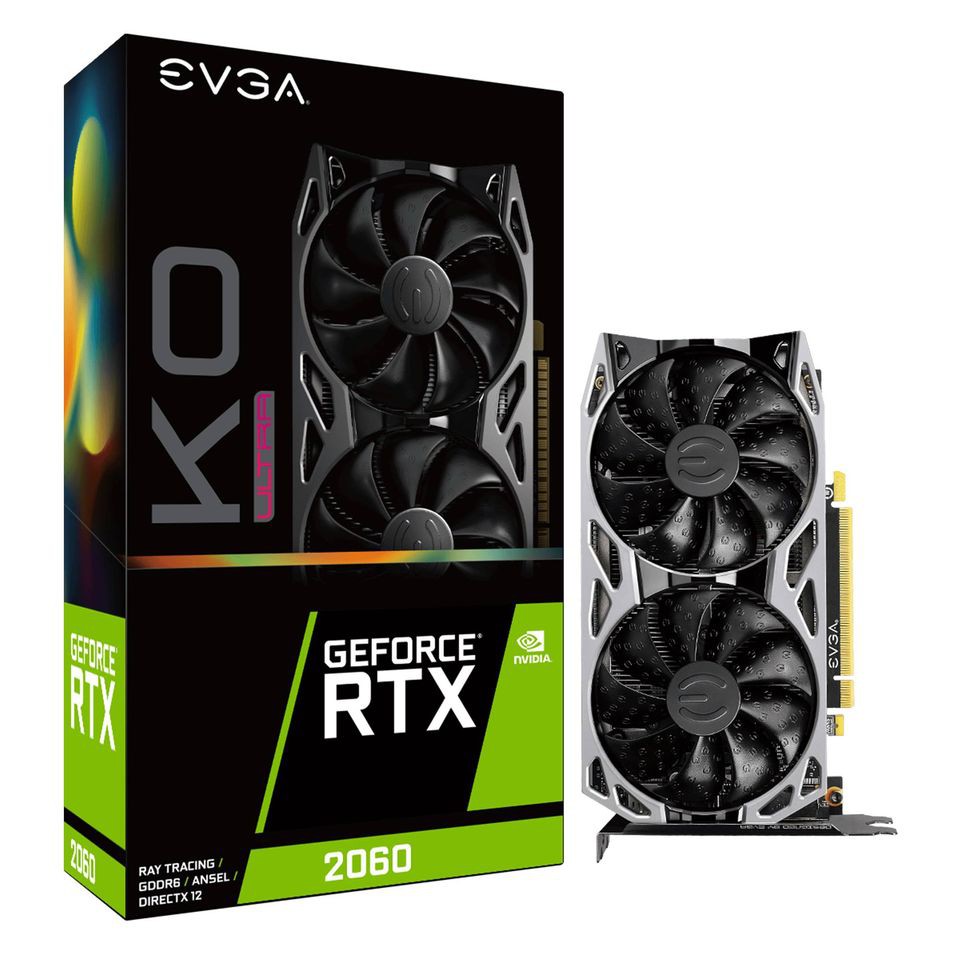 【艾維克】EVGA GeForce RTX 2060 KO ULTRA GAMING, 06G-P4-2068-KR