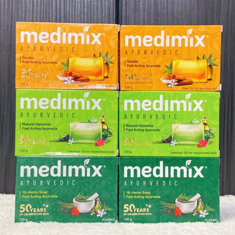 Medimix 印度香皂125g深綠、橘色、淺綠共三款