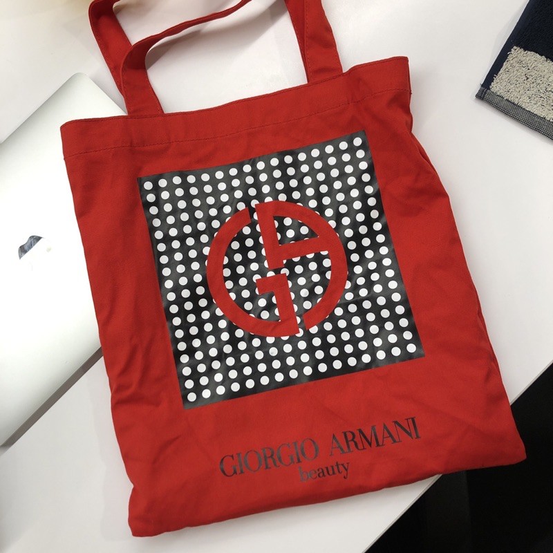 Giorgio Armani 紅色托特包 購物袋