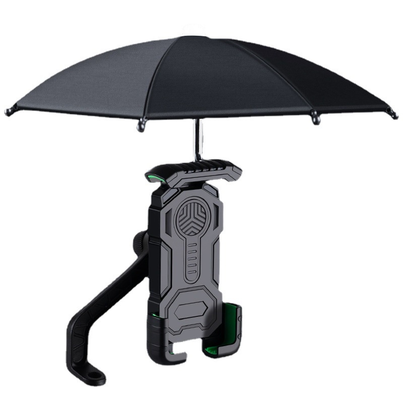 防水防曬摩托車自行車手機架帶傘便攜式多功能滑板車騎行手機架