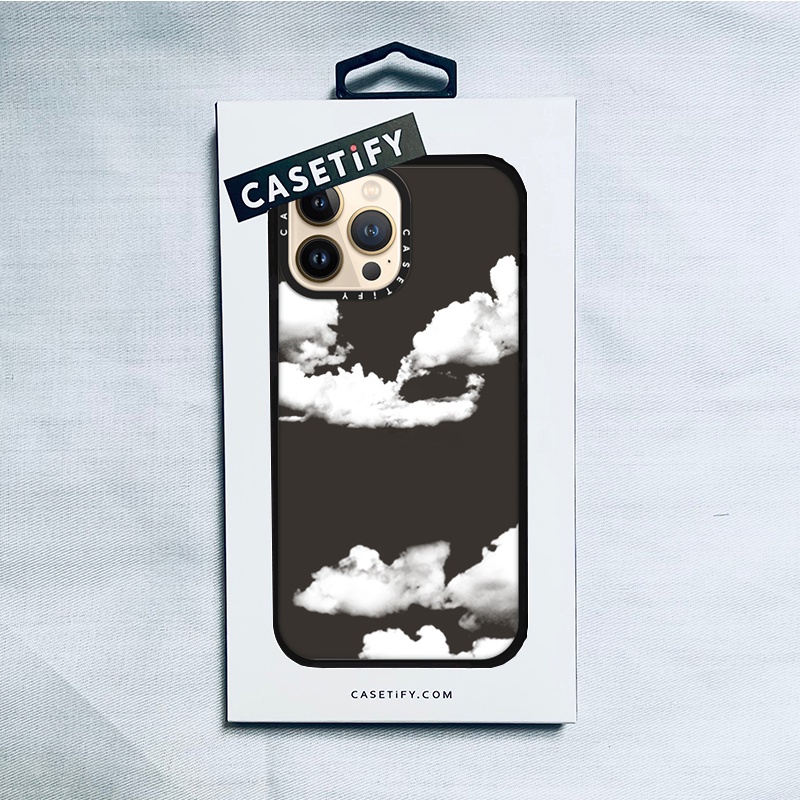 Casetify X 白雲黑色手機殼 IPhone 13 12 11 Pro MAX Mini XS MAX XR X