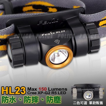 【EMS軍】FENIX HL23 三防頭燈(公司貨)#HL23(香檳金) #HL23(軍灰色)