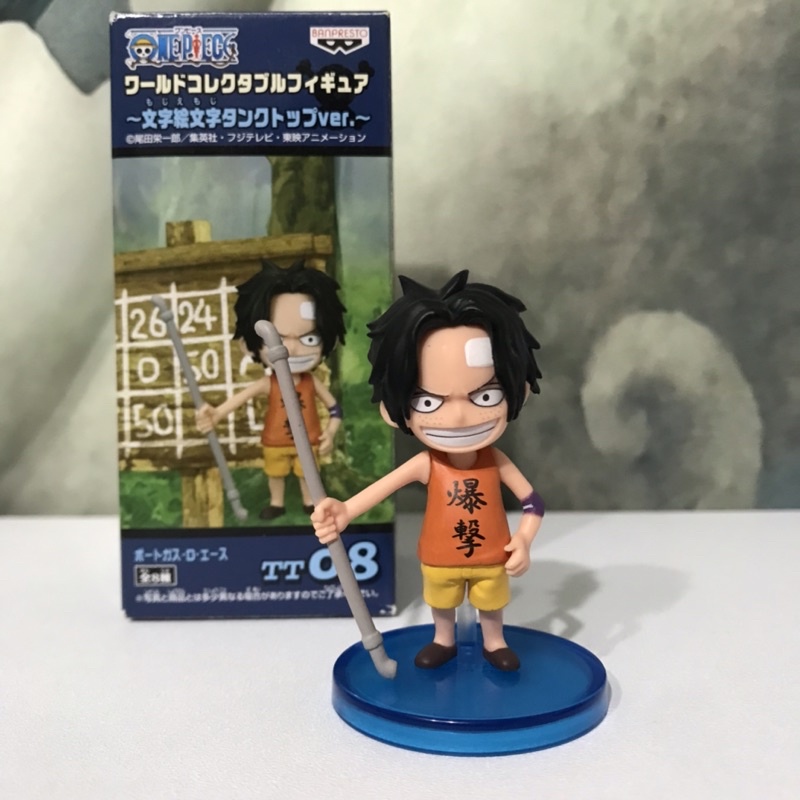 ONE PIECE 海賊王 航海王 日版 金證 WCF 小時候回憶篇 TT08 爆擊 火拳 艾斯 景品 公仔 模型