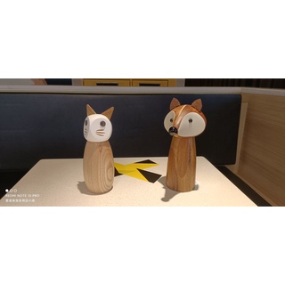 日式【狐狸、貓咪研磨器】，可磨胡椒、芝麻、海鹽、咖啡豆
