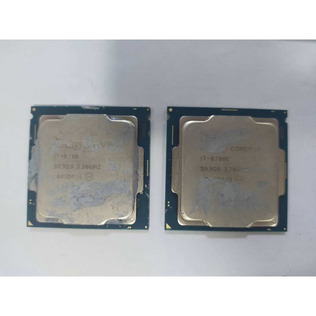 [免運] Intel i7-8700 i7-8700K CPU 桌機用 (拆機良品)