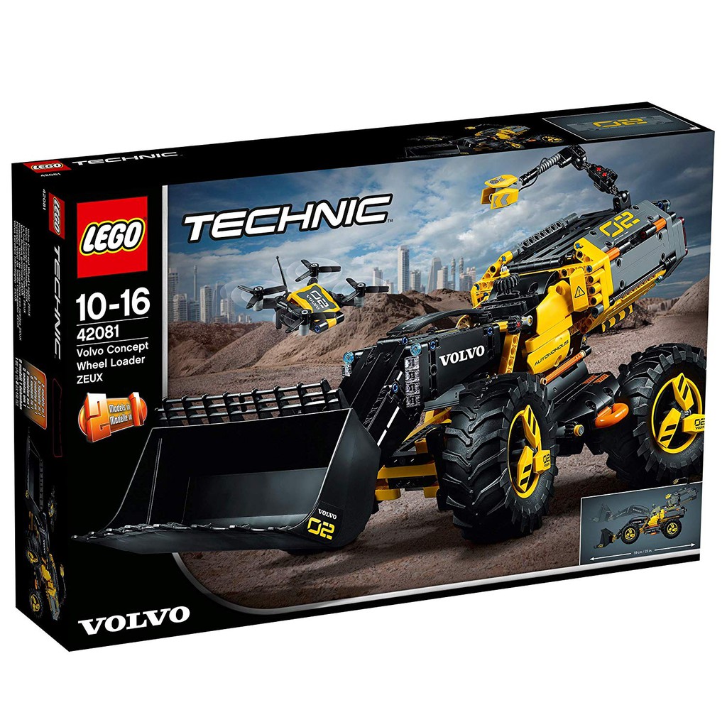 Lego 樂高 42081 Technic 科技系列 Volvo 概念輪式載運機 盒況良好