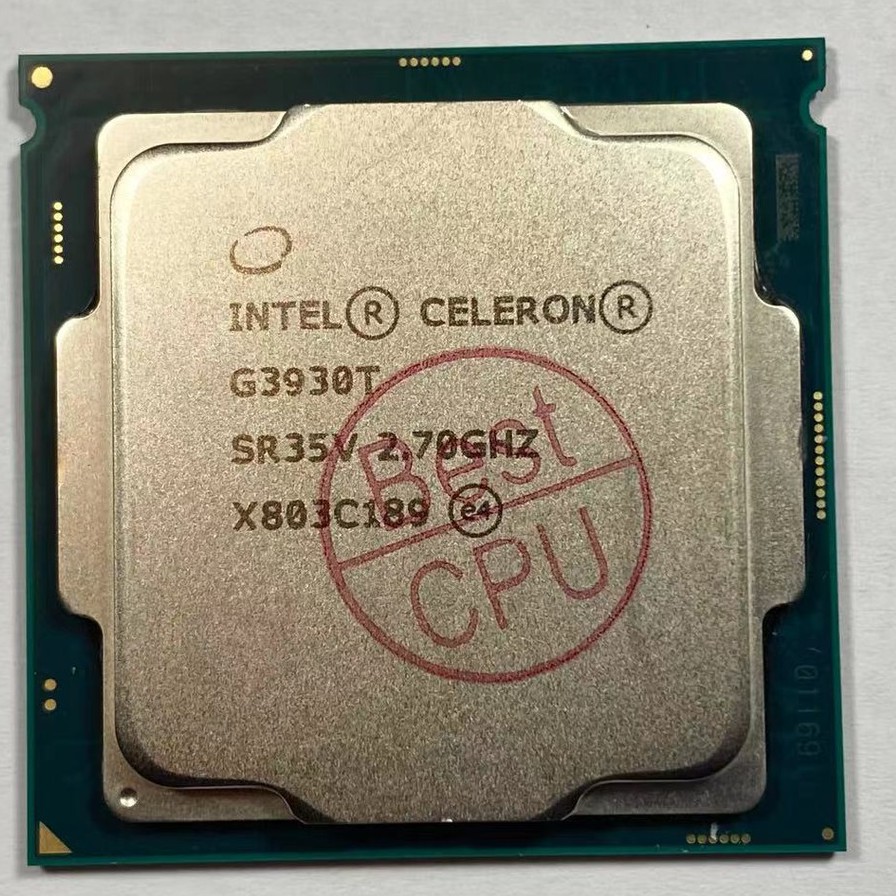 Intel Celeron G3900T G3930T G4400T G4560T低電壓 奔騰 1151 cpu 桌機
