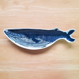 倉敷意匠 KATA KATA 鯨魚盤 / 置物盤 / 印判手長皿 (94722-10) C