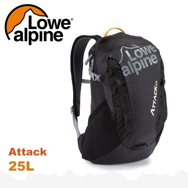 【 LOWE ALPINE 英國 Attack 25 休閒後背包《黑》25L】FMP-42/雙肩背包/登山包//悠遊山水