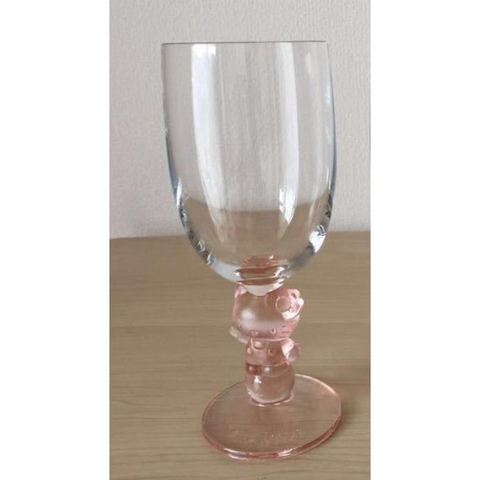 ＜采芳小舖＞Hello Kitty,凱蒂貓,三麗鷗,Sanrio,1993 玻璃杯6 高腳杯 香檳杯