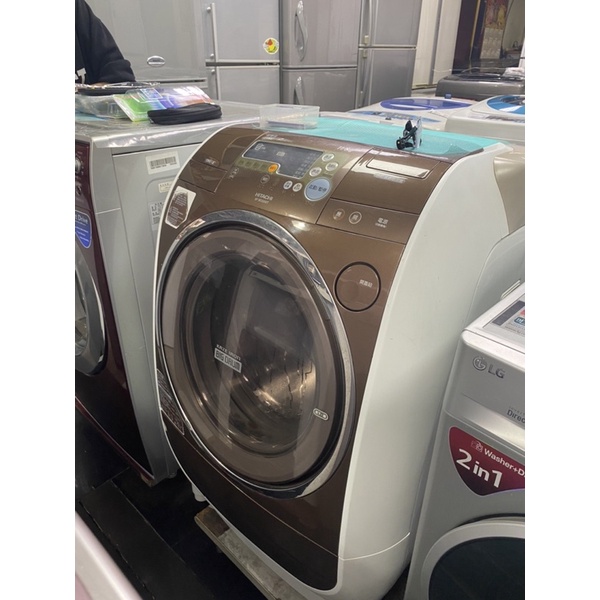 日本原裝二手中古家電，日立洗衣機，11公斤變頻洗脫烘洗衣機，型號SF-BD2200T 保固3個月