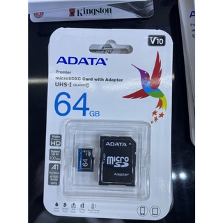 【豪騰電腦】威剛 ADATA 64GB 64G microSDXC A1 UHS-I Class 10 記憶卡 終身保固