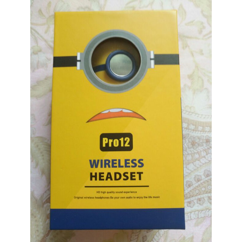 小小兵藍牙耳機 WIRELESS HEADSET Pro12 （出清特賣）