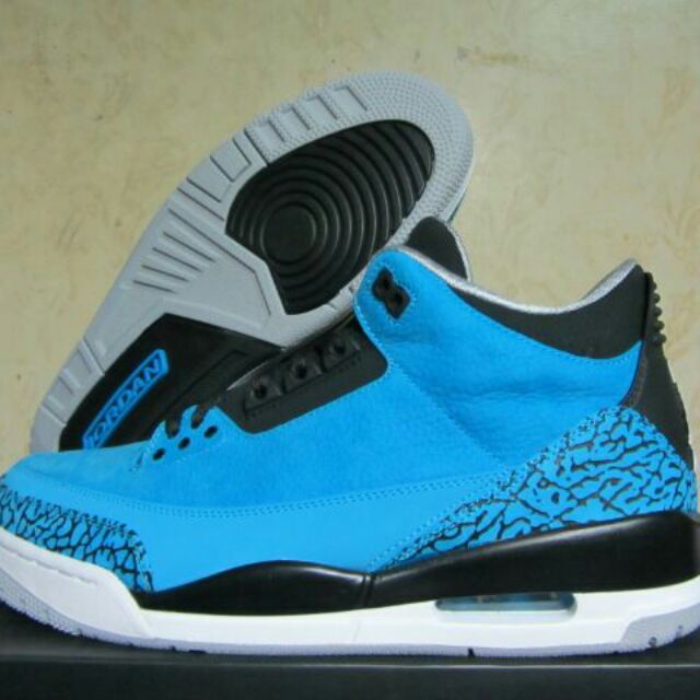 air jordan 3 retro powder blue