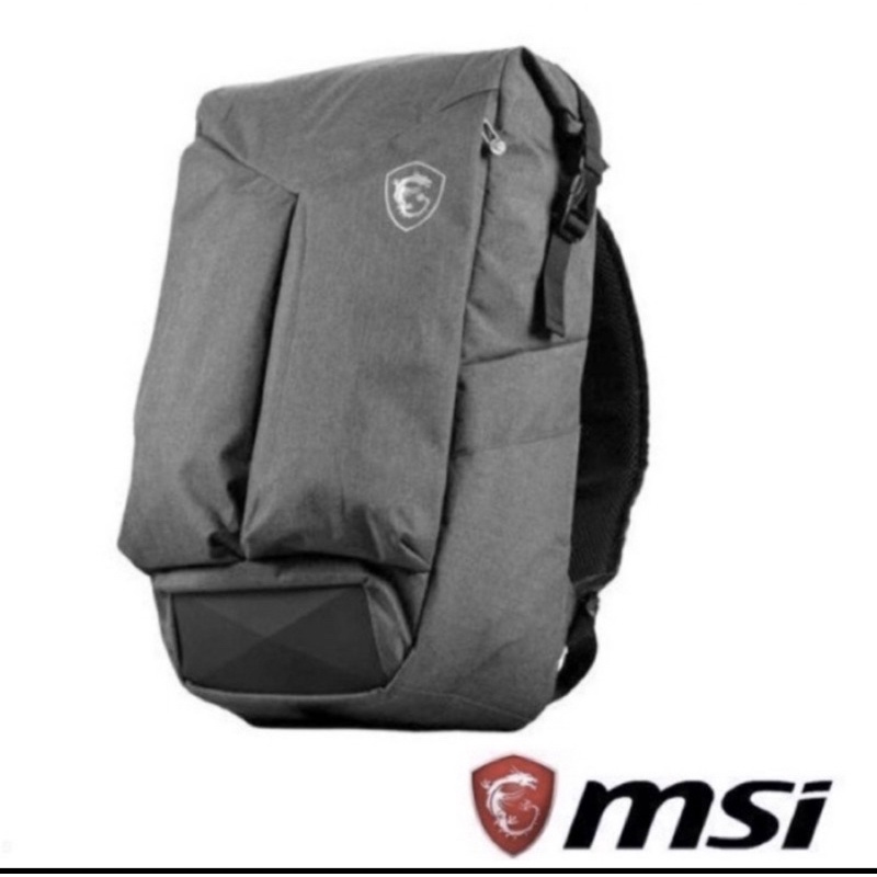 全新❗️微星 MSI 原廠筆電後背包 電腦包 後背包 休閒包 15.6吋以下筆電適用