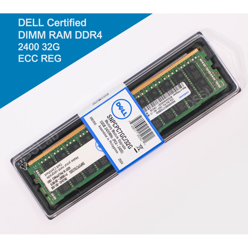 【OSSLab 弘昌電子】DELL全新原廠貨 ECC REG DDR4 32GB 2400MHz 伺服器專用記憶體