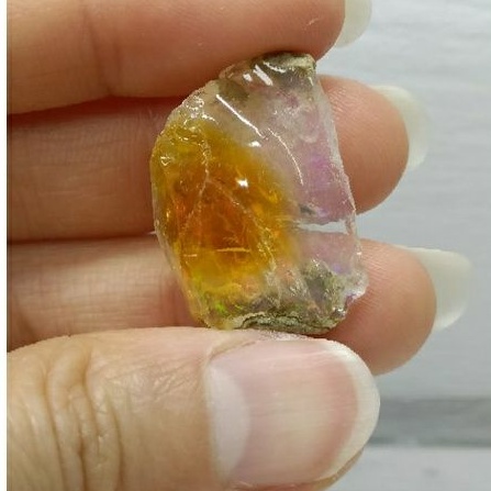 澳洲七彩歐珀（蛋白石）opal  原石 原礦 4g