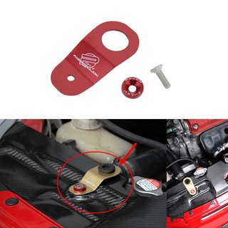 HONDA JDM 鋁製散熱器支架安裝套件改裝通用水箱帶扣安裝支架適用於本田思域 EK AP DC