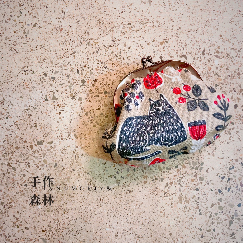 手作森林品牌原寸紙型 花邊口金包12cm口金 蝦皮購物