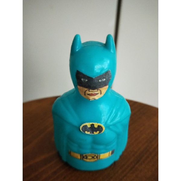早期玩具藍色蝙蝠俠空罐一個