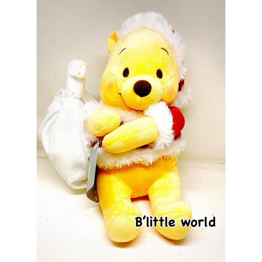 *B Little World*[現貨]香港迪士尼園區限定商品/小熊維尼聖誕玩偶/東京連線