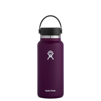 Hydro Flask 32oz寬口真空保溫鋼瓶/ 茄子紫 eslite誠品