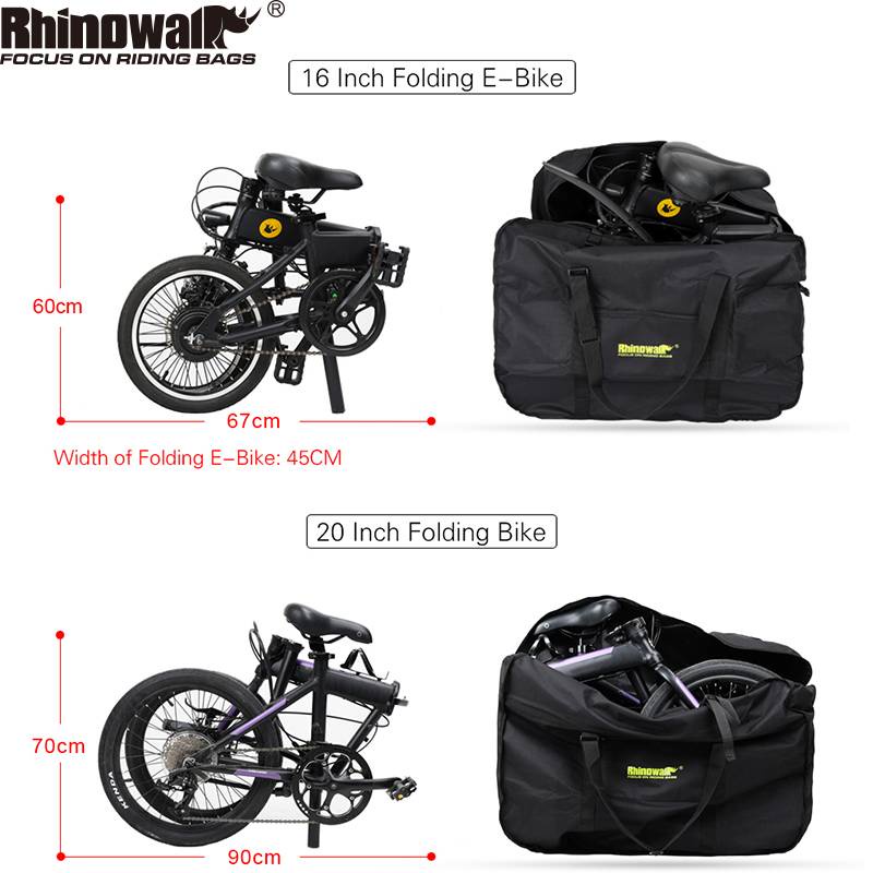 Rhinowalk 16 吋/20吋折疊自行車攜車袋 裝車包 騎行自行車便攜式裝車包