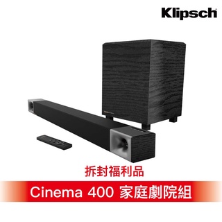 Klipsch Cinema 400家庭劇院組 soundbar 福利品