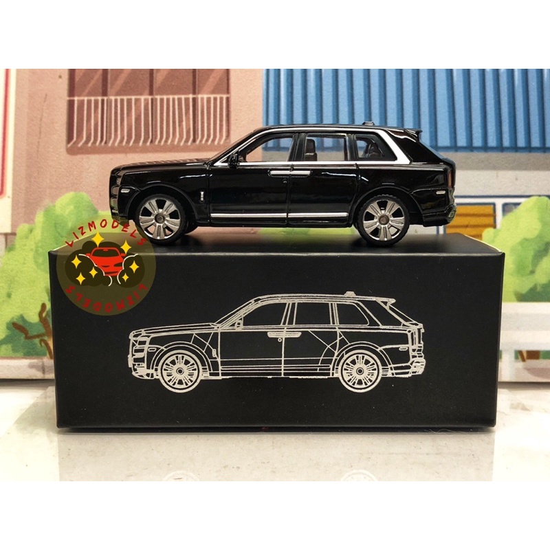 🔅里氏模型車 拓意 1/64 RR 勞斯萊斯 庫里南 Rolls-Royce Cullinan SUV 合金模型車