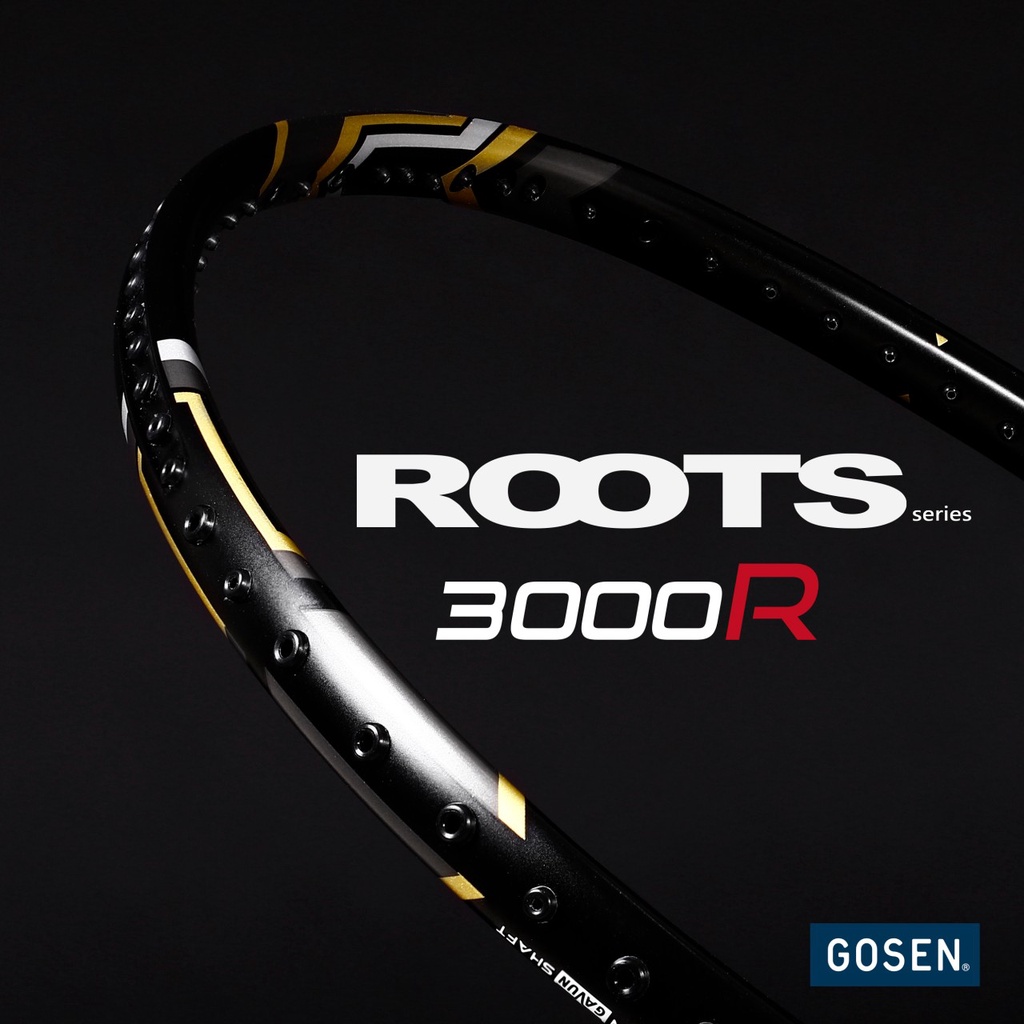 (羽球世家) GOSEN 羽球拍 ROOTS 3000R 全新拍 ROOTS系列 台灣製