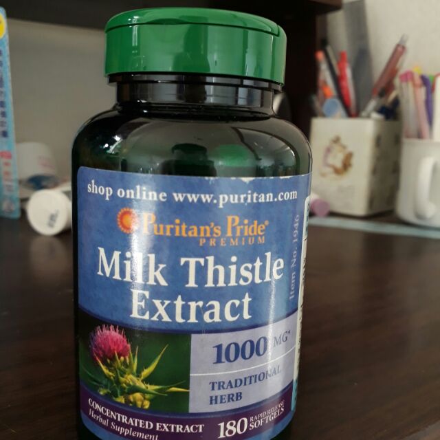 Puritan's Pride Milk Thistle Extract 1000mg 即期出清現貨一罐