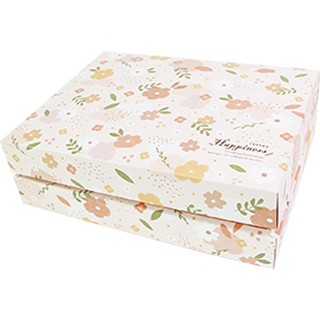☆╮Jessice 雜貨小鋪╭☆春日小花 雙蓋禮盒 包裝 用品 紙盒 10入$395 (空盒) 另有內襯 紙袋可以選配