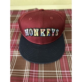 全新 Rakuten Monkeys-客家花色LOGO球帽 -紅 #樂天桃猿