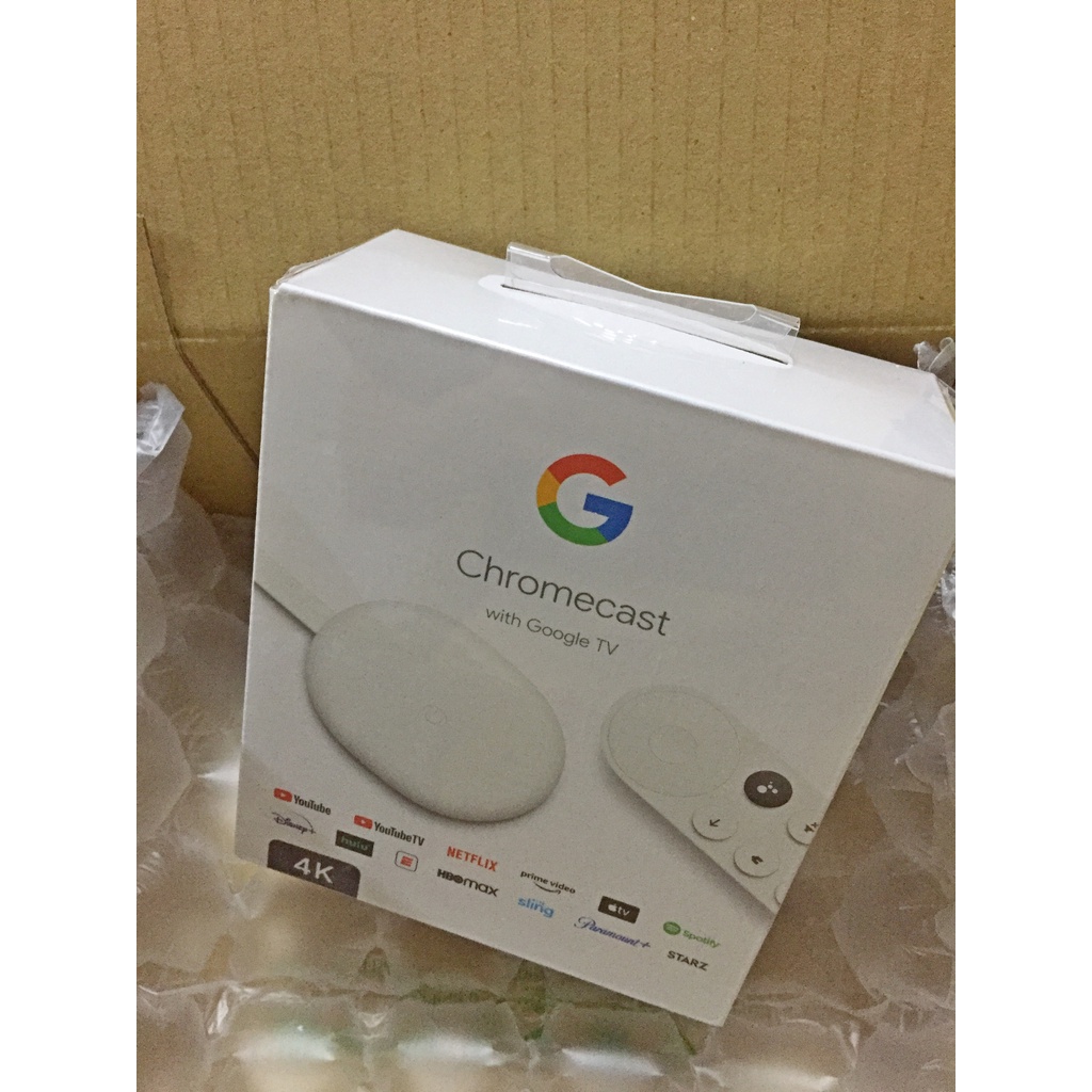 [贈品] [全新未拆] Chromecast With Google TV 媒體串流播放器 4K 電視棒