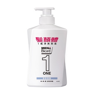 MEN'S Biore 髮顏體全效潔淨露(淨皂清香) 480ml【家樂福】