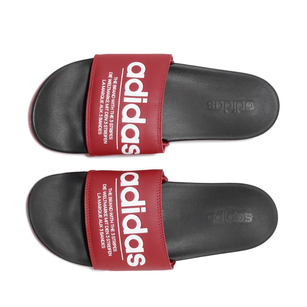 Adidas Adilette Comfort 男女 紅黑白 Logo 舒適 基本款 拖鞋 FX4288