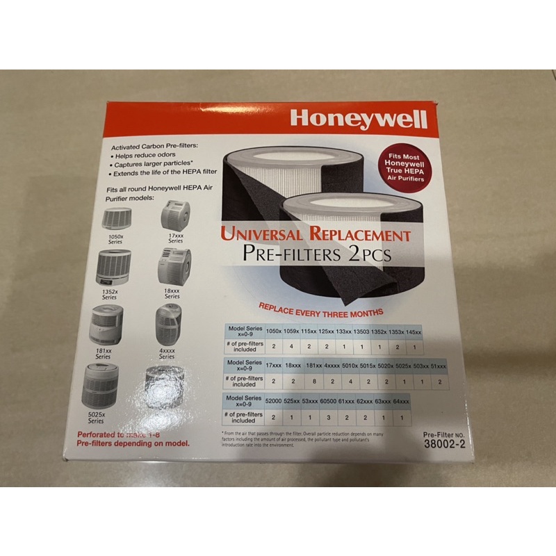 [原廠] Honeywell HRF-AP1 除臭濾網 38002-2 適用17000/18150/50150
