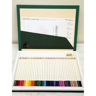 日本TOMBOW蜻蜓牌 IROJITEN 色辭典油性色鉛筆 36色精選組