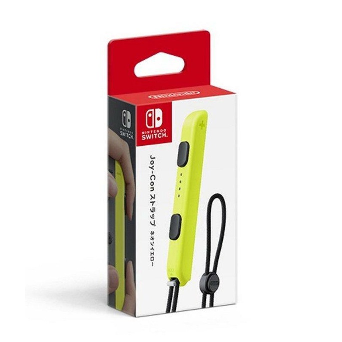 【勁多野】NS Switch 控制器 Joy-Con 腕帶 黃色