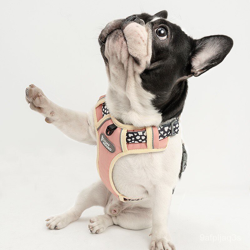 Boutiquetuff Hound狗狗胸背帶小型犬法斗泰迪背心式牽引胸背中型犬金毛柯基柴犬狗項圈遛狗繩防爆沖狗背帶